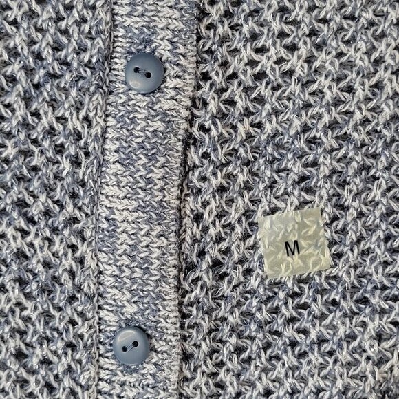 Loft Outlet Cardigan Sweater Open Knit Button Front Long Sleeve - Picture 6 of 12